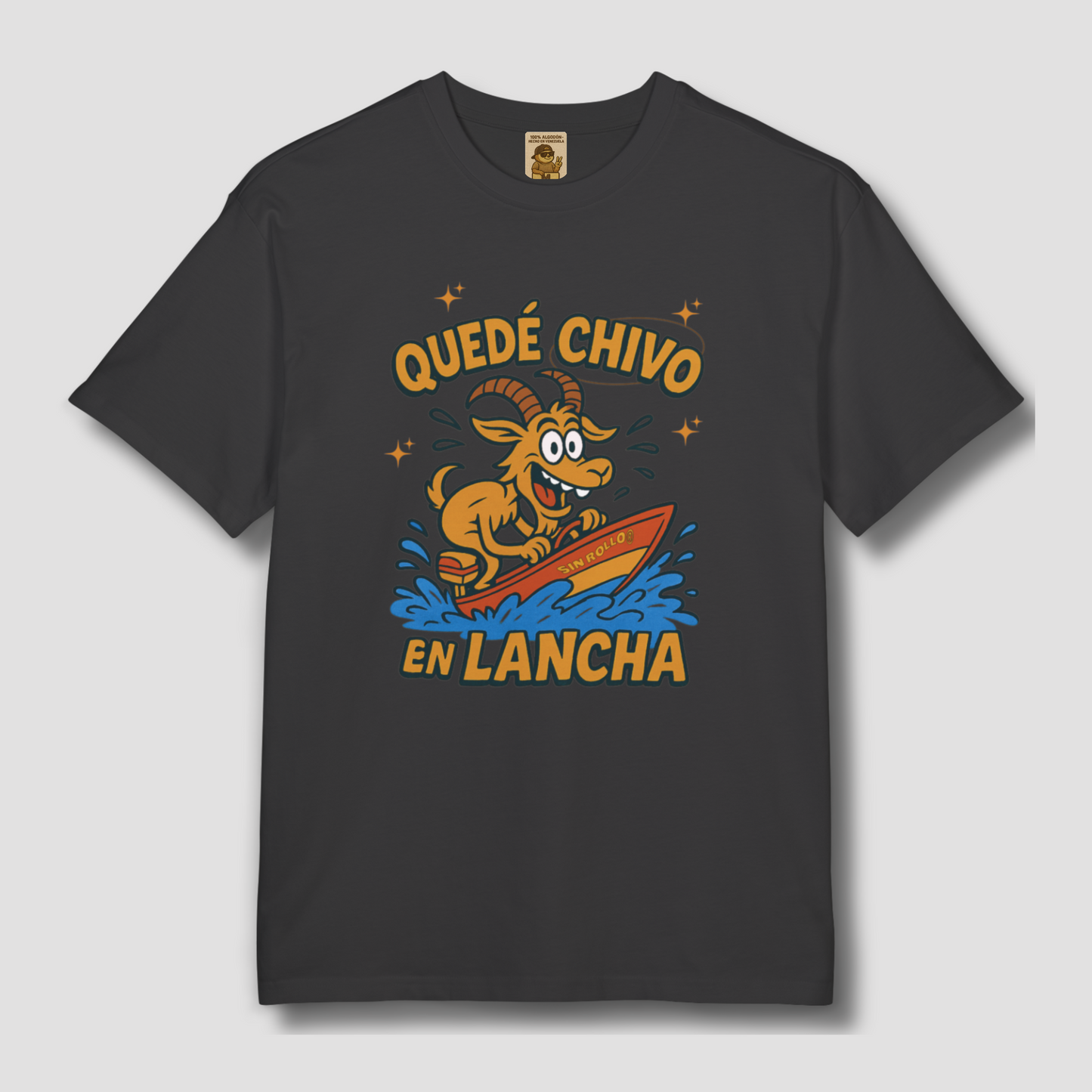 Camiseta - Quedé Chivo EN LANCHA
