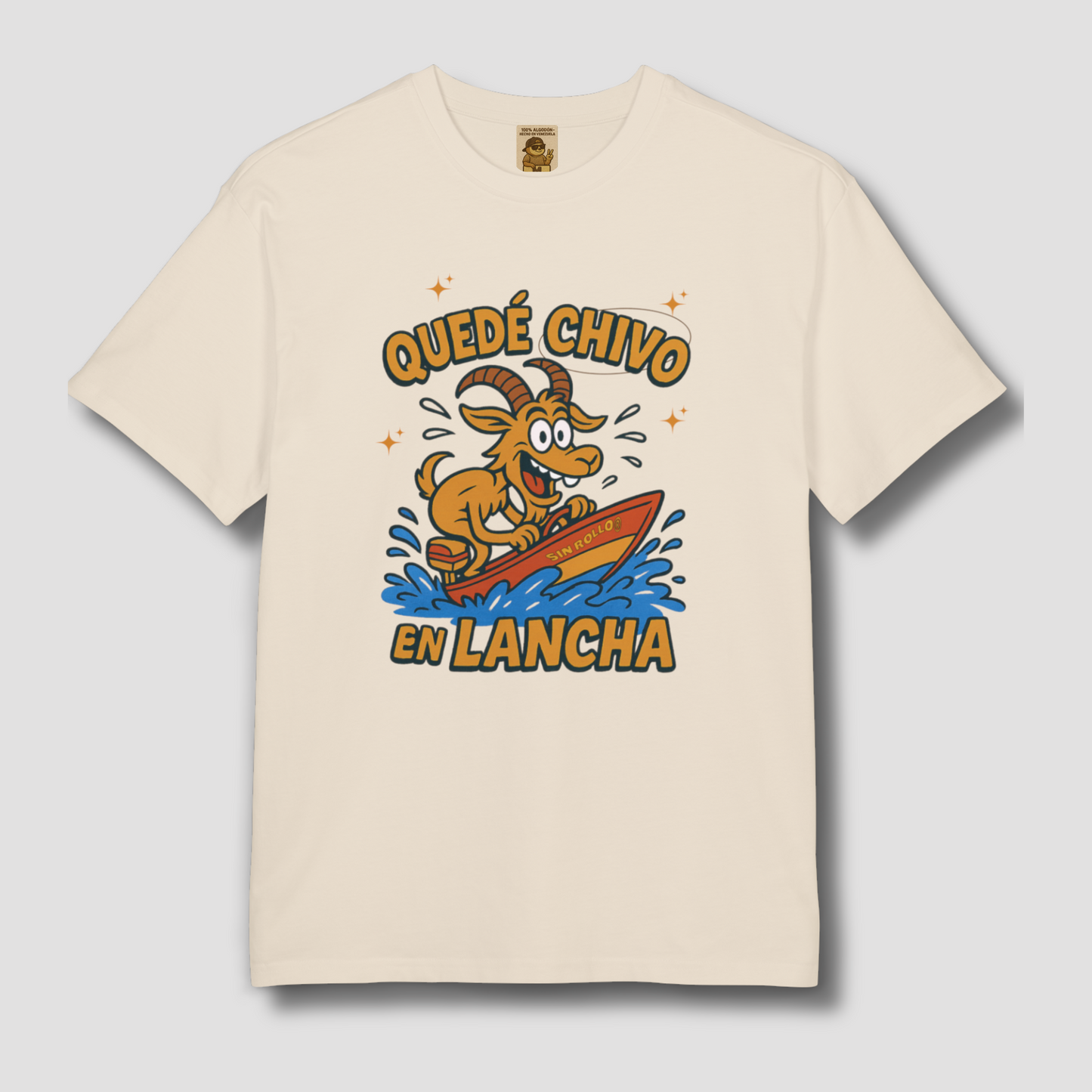 Camiseta - Quedé Chivo EN LANCHA