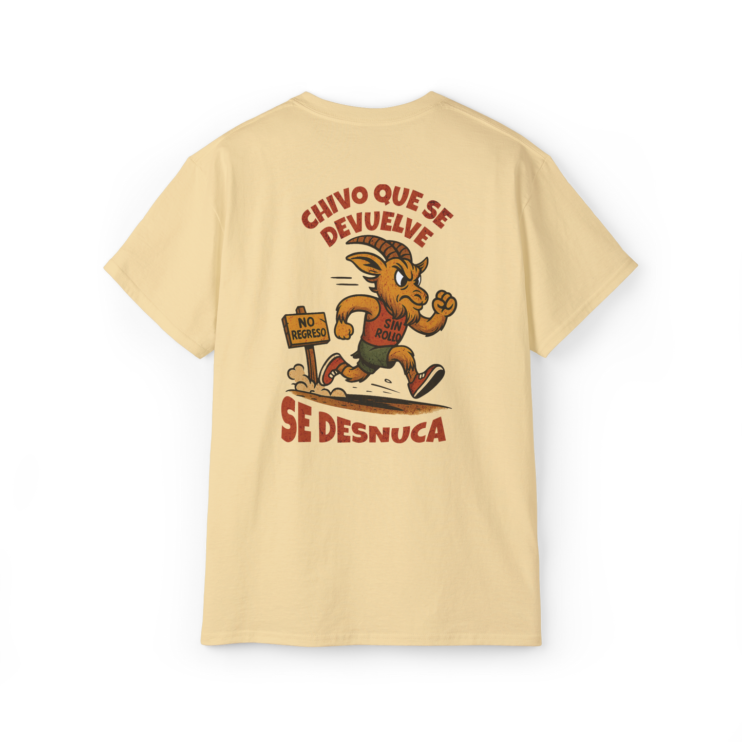 Camiseta Chivo Que Se Devuelve Se Desnuca