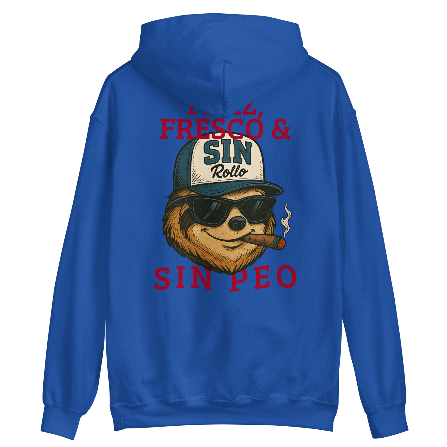 Hoddie Rolo Sin Peo Blue