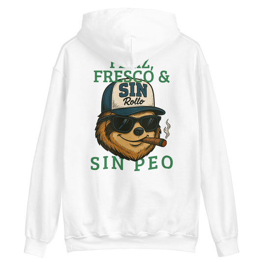 Hoddie Rolo Sin Peo White