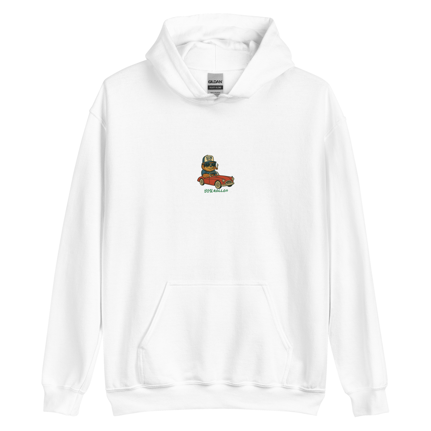 Hoddie Rolo Sin Peo White